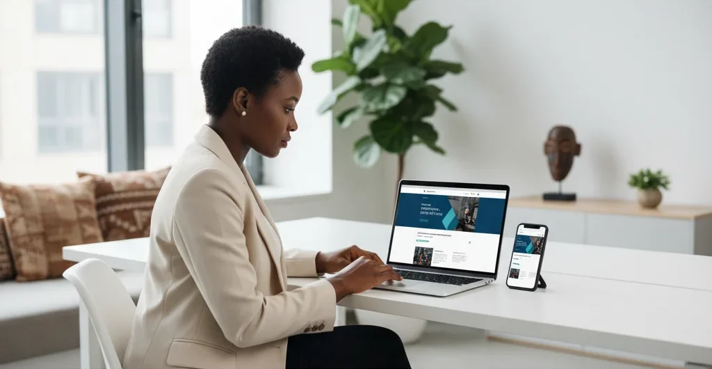 web design for Nigerian small businesses mobile responsive layout